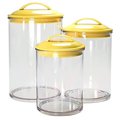 Reston Lloyd Reston Lloyd 11121 6pc Acrylic Canister Set  Lemon 11121